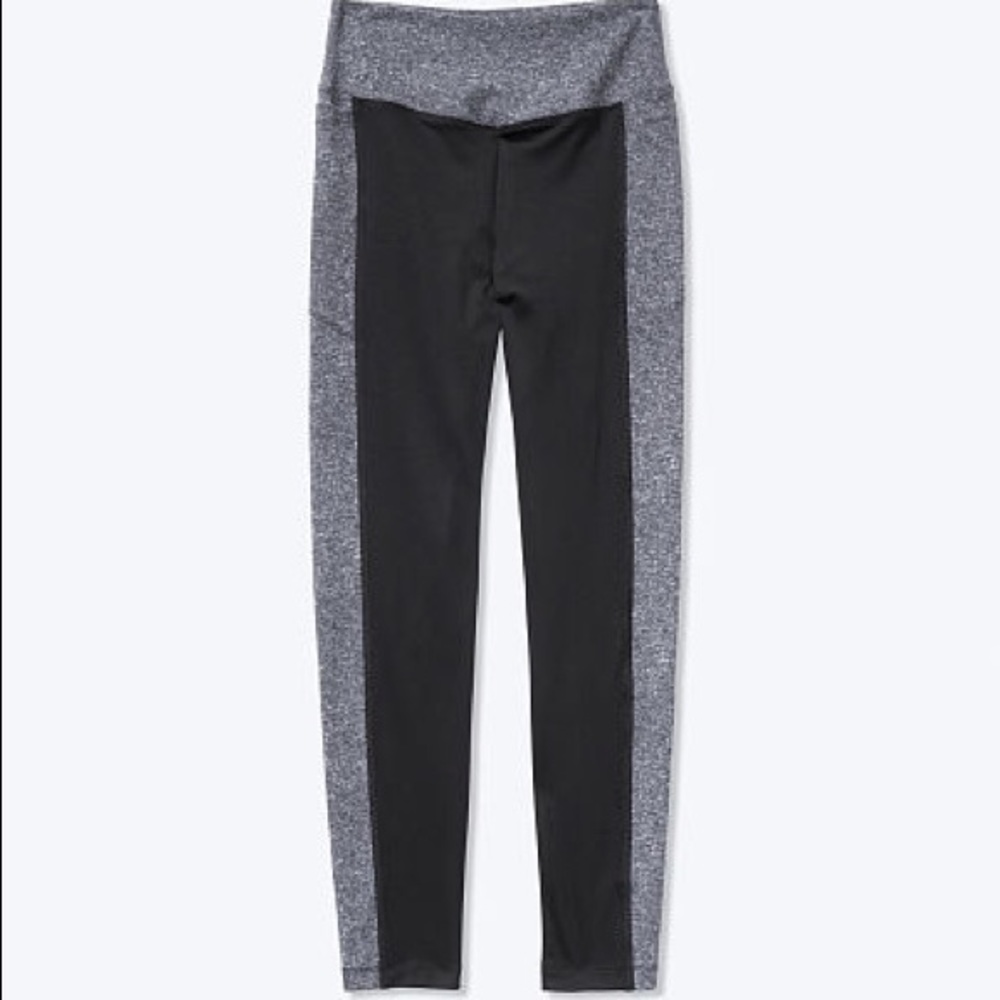 💕VS PINK BLACK & GREY MARL ULTIMATE V LEGGINGS - Picture 5 of 10